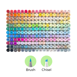 Ohuhu Honolulu 216 Colors Dual Tips Alcohol Art Markers (Ships from Asia Warehouse)