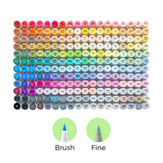 Ohuhu Honolulu 216 Colors Dual Tips Alcohol Art Markers (Ships from Asia Warehouse)