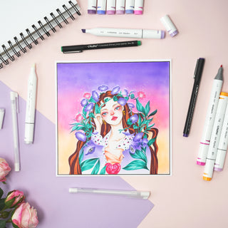 Ohuhu Oahu 160 Colors Dual Tips Alcohol Art Markers, Fine & Chisel