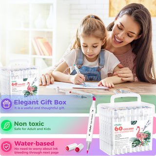 Ohuhu Dual Tips Water-Based Art Markers