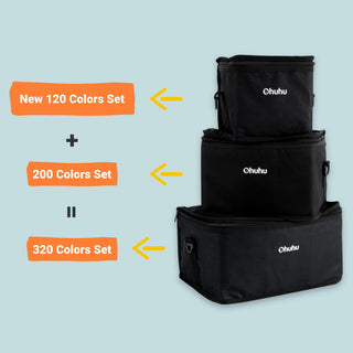 Ohuhu Oahu 200 Colors Dual Tips Alcohol Art Markers, Fine & Chisel