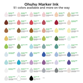 Ohuhu Marker Ink B030 / B996 Refill for Alcohol marker