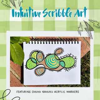 Intuitive Scribble Art with Nahuku Acrylic Markers
