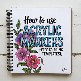 Ohuhu Nahuku Acrylic Markers Tutorial by Dee