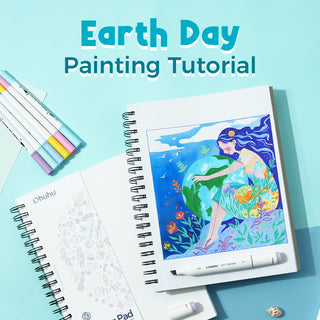 Earth Day Painting Tutorial-Blending Nature and Beauty