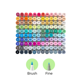 Ohuhu Honolulu 120 Colors Dual Tips Alcohol Art Marker (Ships from Asia Warehouse)