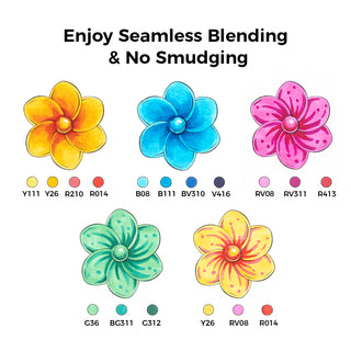 Ohuhu Honolulu 168 Colors Dual Tips Alcohol Art Markers (Ships from Asia Warehouse)