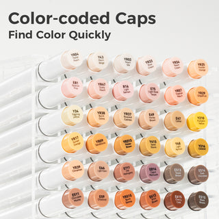 Ohuhu Honolulu 36 Skin Tone Colors Dual Tips Alcohol Art Markers (Ships from Asia Warehouse)