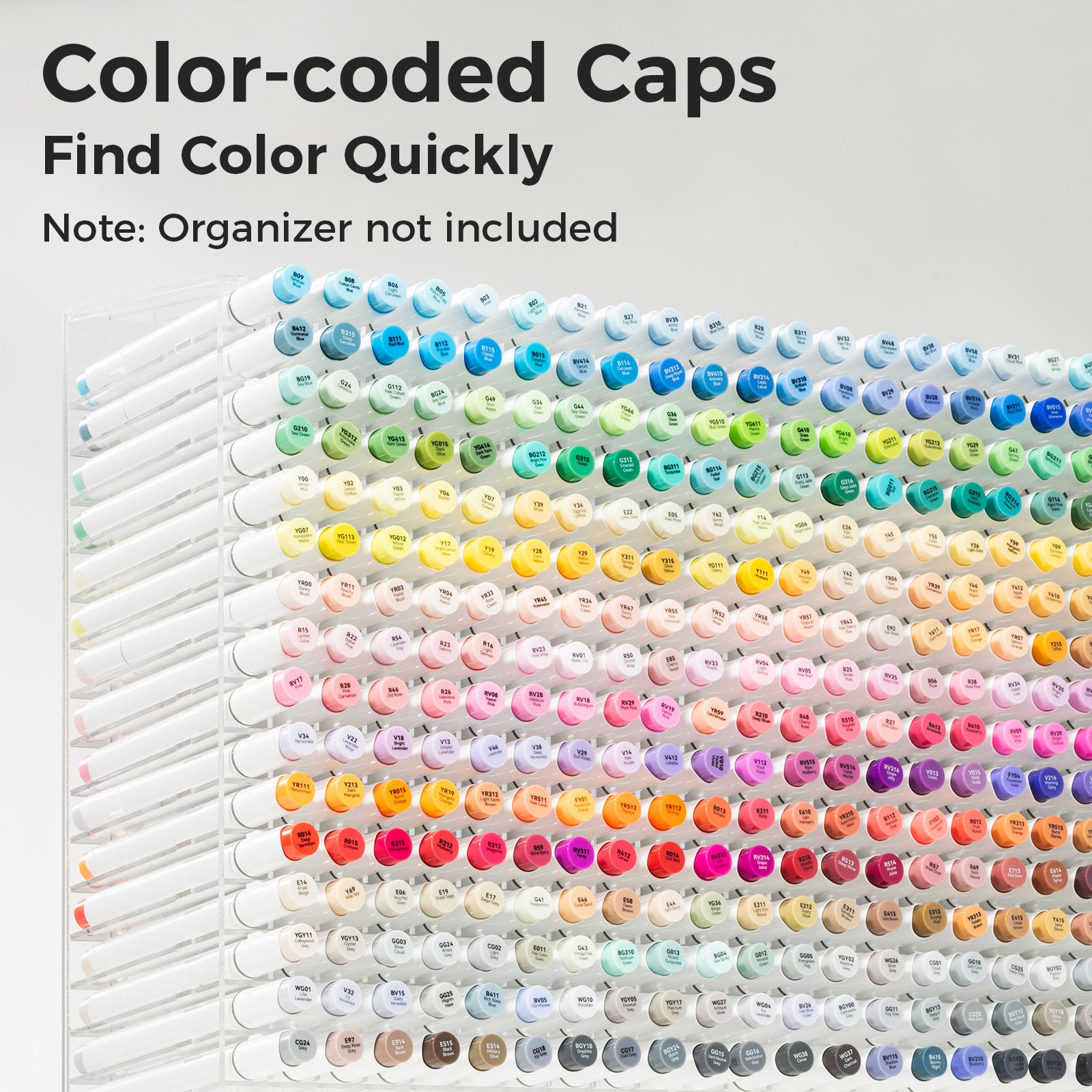 Ohuhu Honolulu 216 Colors Dual Tips Alcohol Art Markers (Ships from As