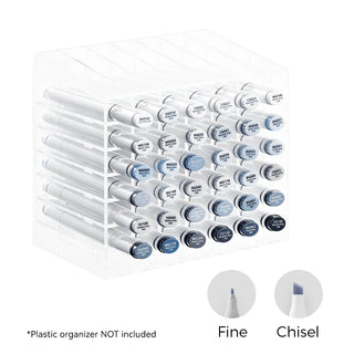 Ohuhu Oahu 36 Gray Tone Colors Dual Tips Alcohol Art Markers Set, Fine & Chisel