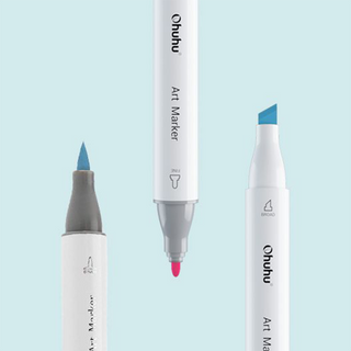 Ohuhu Marker Pen Brush Type 48 Color Beginner Bold Brush Illustration Marke  216