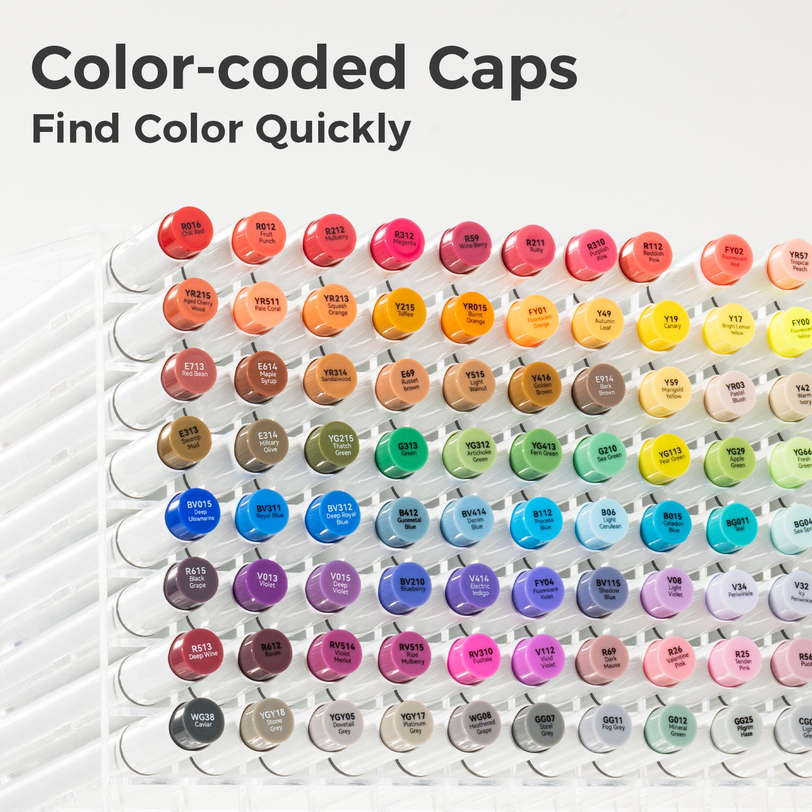 Ohuhu Honolulu 104 Colors Dual Tips Alcohol Art Markers (Ships from As