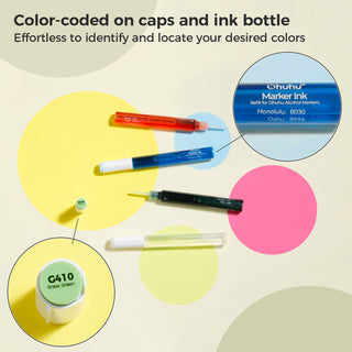 Ohuhu Marker Ink E97 / E400 Refill for Alcohol marker