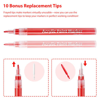 Ohuhu Acrylic Marker Pens for DIY