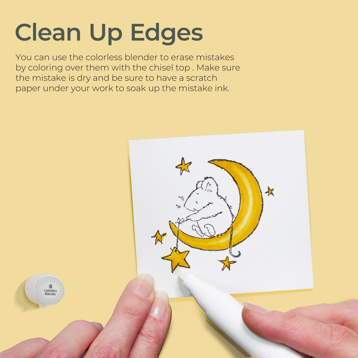 Ohuhu Honolulu Colorless Blender Marker Pack of 6